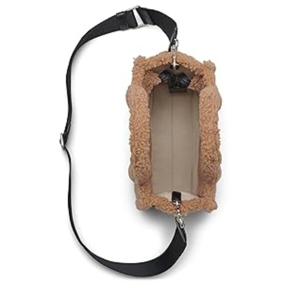 #130 NWT - Marc Jacobs Teddy Fleece Small Tote - Picture 5 of 9